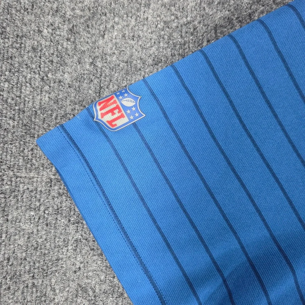 Nike NFL Colts Men's 2XL Dri-Fit Blue Short Sleeve Polo Shirt On Field